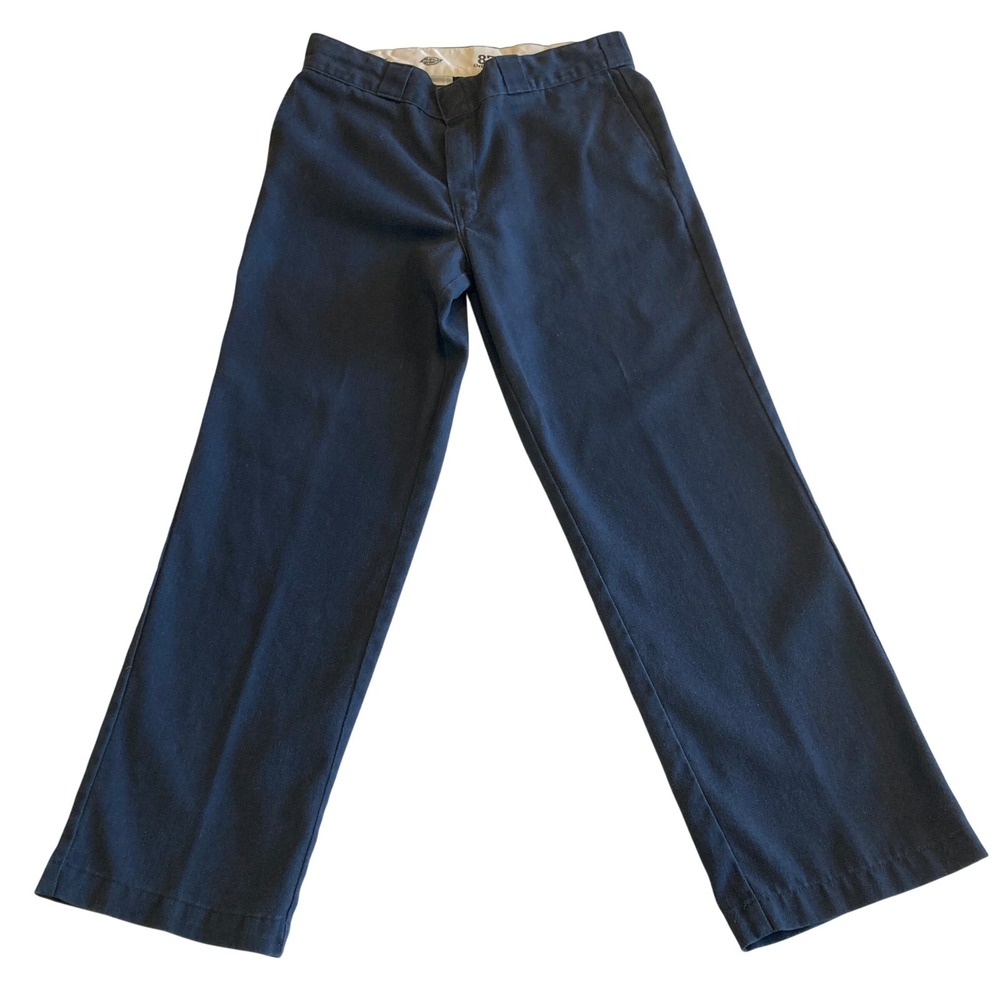 Dickies 874 Pants Men 32x29 Original Fit Navy Blue Straight Leg Work Chinos‎